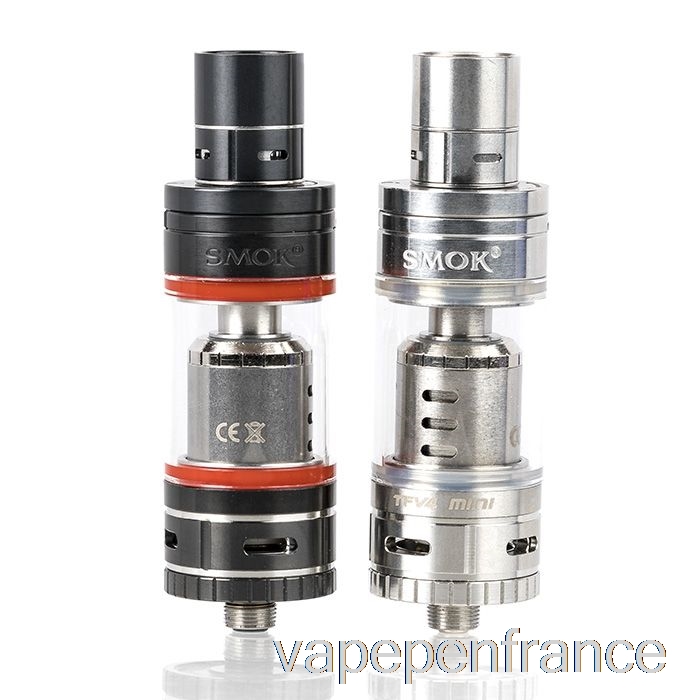 Smok Tfv4 Mini Réservoir Sub-ohm (kit Complet) Stylo Vape En Acier Inoxydable